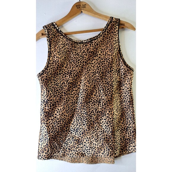 ETONNE by SARAH RICHARDS Animal Print Sleep Wear Lounge Set Women's Sz Medium - Picture 3 of 9